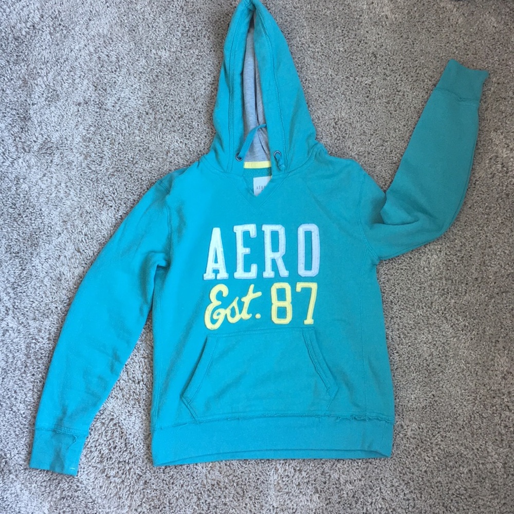 Women’s teal Aeropostale Hoodie